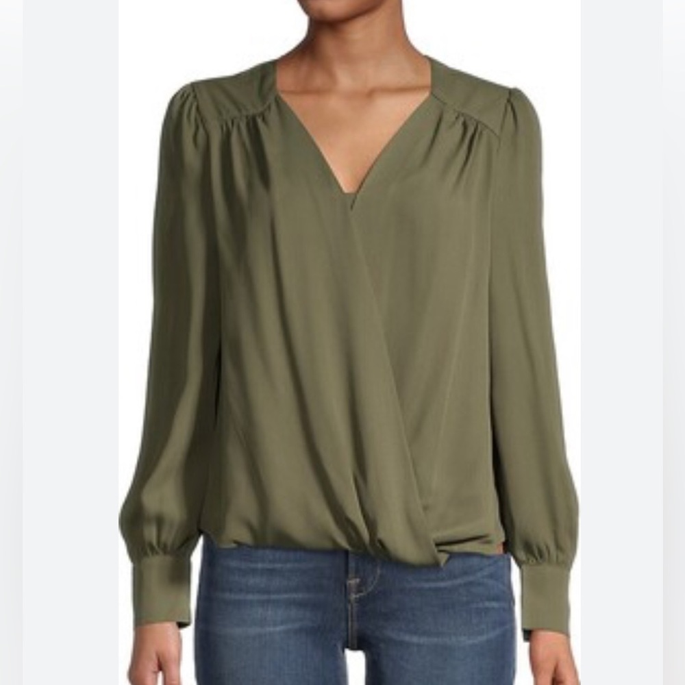 Cooper & Ella Wren Wrap Blouse NWT